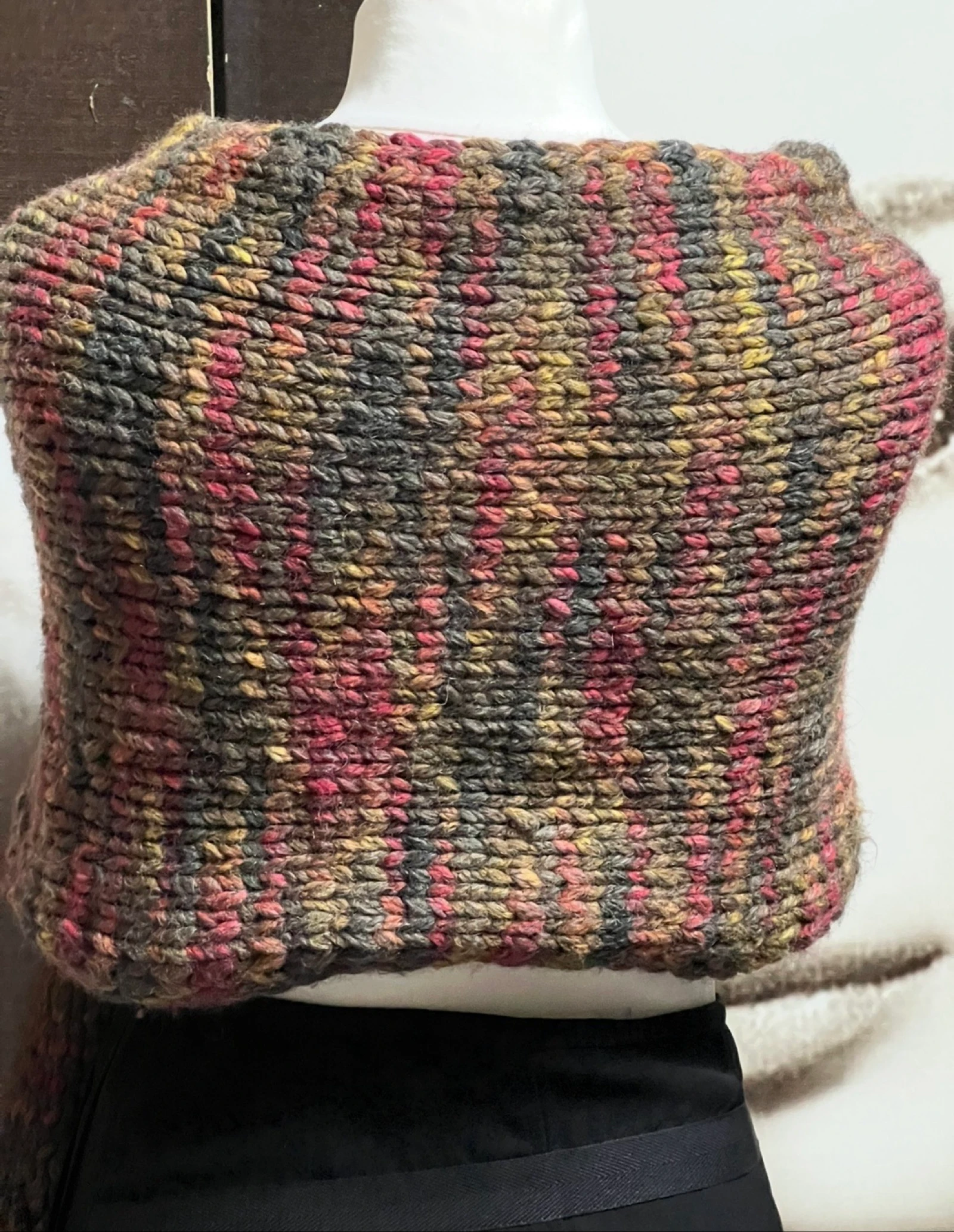 Save The Queen alpaca and wool poncho new – photo 5